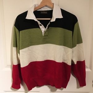 Long sleeved quarter button up